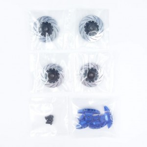 3RACING SAK-D4842 Caliper & Brake Disc Set For 1/10 RC SAKURA D4 AWD RWD DRIFT CAR - SAK-D4842/BU