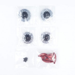3RACING SAK-D4842 Caliper & Brake Disc Set For 1/10 RC SAKURA D4 AWD RWD DRIFT CAR - SAK-D4842/RE