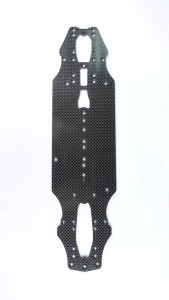 3RACING SAK-U301/WO Graphite Main Chassis (Hard Type) For 3racing Sakura Ultimate - SAK-U301/WO