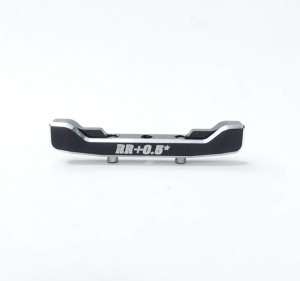 3RACING SAK-U406/V2 7075 Aluminum Rear Suspension Mount RR+0.5 Ver.2 - SAK-U406/V2/BK