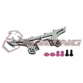 3RACING SAK-D307/SG SSG Graphite Front Shock Tower For 1/10 RC Sakura D3 Drift Car - SAK-D307/SG