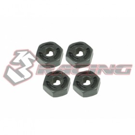 3RACING SAK-D123 Hex Adaptor (5mm Thick) - 4pcs For Sakura D3 - SAK-D123