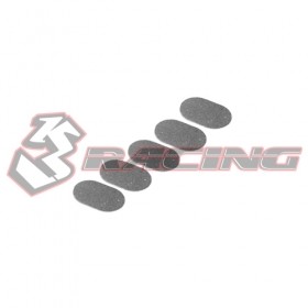 3RACING SAK-14 Chassis Downstops Protection Plate For 3racing Sakura Zero - SAK-14