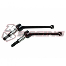 3RACING SAK-40HD Universal Shaft 46mm (Steel) (2) For 3racing Sakura Zero - SAK-40HD