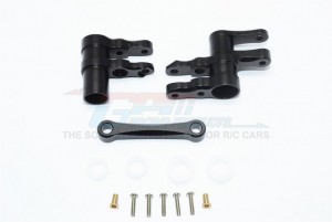 GPM GT048 ALUMINUM STEERING ASSEMBLY TRAXXAS 1/10 4WD FORD GT4-TEC 2.0 / 4-TEC 3.0 93054-4 - Black - GT048-BK