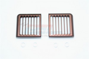 GPM TRX4050FB HEADLIGHT ASSEMBLY VERTICAL BRUSH GUARD ALUMINUM 1/10 TRX4 DEFENDER TRAIL CRAWLER - TRX4050FB-BR