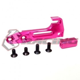 3RACING SAK-XS109/PK Aluminum Motor Plate For 1/10 Sakura XI Sport CAR - Pink - SAK-XS109/PK