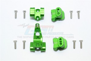 GPM TRX4089 ALUMINUM FRONT/REAR AXLE MOUNT SET FOR SUSPENSION LINKS 1/10 TRX4 DEFENDER TRAIL CRAWLER - Green - TRX4089-G