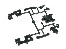 3RACING FGX-102 Plastic Parts Part B For 3racing 1/10 Sakura FGX F-1 Car - Black - FGX-102