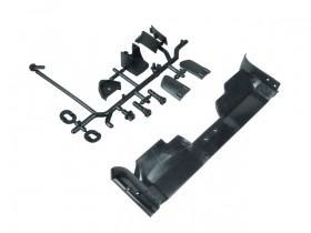 3RACING FGX-105 Plastic Parts Part E For 3racing Sakura FGX F-1 Car - FGX-105