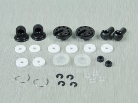 3RACING FGX-111C Damper Plastic Replacement For 3racing Sakura FGX - FGX-111C