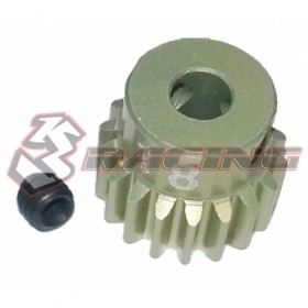 3RACING 3RAC-PG4818 48 Pitch Pinion Gear 18T 7075 w/ Hard Coating For 1/10 RC Car - 3RAC-PG4818