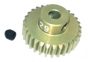 3RACING 3RAC-PG4829 48 Pitch Pinion Gear 29T (7075 w/ Hard Coating) For 1/10 RC Car - 3RAC-PG4829