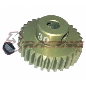 3RACING 3RAC-PG4830 48 Pitch Pinion Gear 30T (7075 w/ Hard Coating) For 1/10 RC Car - 3RAC-PG4830