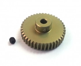 3RACING 3RAC-PG4841 48 Pitch Pinion Gear 41T (7075 w/ Hard Coating) For 1/10 RC Car - 3RAC-PG4841