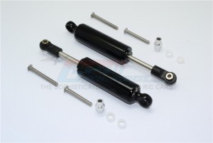 ALUMINIUM FRONT/REAR INTERNAL SHOCKS 1/10 TRX4 DEFENDER TRAIL CRAWLER - Black - TRX4093N-BK-BEBK