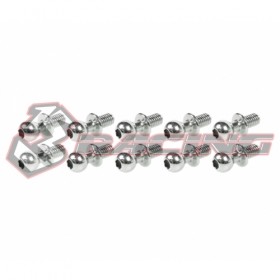 3RACING 3RAC-BS4806S Steel 4.8mm Ball Stud L=6 (10 pcs) 1/10 RC CAR - 3RAC-BS4806S
