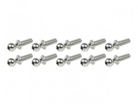 3RACING 3RAC-BS4809S Steel 4.8mm Ball Stud L=9 For ADVANCE S S64 FGX M4 PRO D3 RC Car - 3RAC-BS4809S