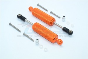 GPM TRX4093X ALUMINIUM FRONT/REAR INTERNAL SHOCKS (RETICULATED PATTERN) 1/10 TRX4 DEFENDER TRAIL CRAWLER - TRX4093X-OR-BEBK