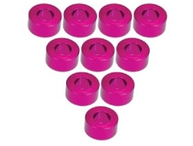 3RACING 3RAC-WF330 Aluminium M3 Flat Washer 3.0mm (10 Pcs) For 1/10 RC Car - 3RAC-WF330/PK