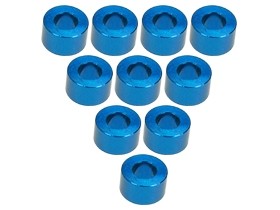 3RACING 3RAC-WF335 Aluminium M3 Flat Washer 3.5mm (10 Pcs) For 1/10 RC Car - 3RAC-WF335/LB