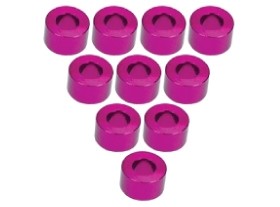3RACING 3RAC-WF335 Aluminium M3 Flat Washer 3.5mm (10 Pcs) For 1/10 RC Car - 3RAC-WF335/PK