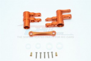 GPM GT048 ALUMINUM STEERING ASSEMBLY TRAXXAS 1/10 4WD FORD GT4-TEC 2.0 / 4-TEC 3.0 93054-4 - Orange - GT048-OR