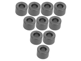 3RACING 3RAC-WF340 Aluminium M3 Flat Washer 4.0mm (10 Pcs) For 1/10 RC Car - 3RAC-WF340/TI