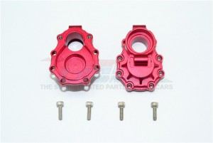GPM TRX4022B ALUMINUM REAR KNUCKLE ARMS INNER CASE 1/10 ELECTRIC 4WD TRX4 DEFENDER TRAIL CRAWLER - Red - TRX4022B-R
