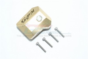 GPM TRX4012AX BRASS FRONT/REAR GEARBOX COVER 1/10 ELECTRIC 4WD TRX4 DEFENDER TRAIL CRAWLER - Original - TRX4012AX-OC