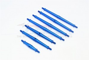 GPM TRX4162 ALUMINUM TURNBUCKLES 1/10 TRAXXAS 4WD TRX4 DEFENDER TRAIL CRAWLER - Blue - TRX4162-B