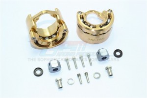 BRASS PENDULUM WHEEL KNUCKLE AXLE WEIGHT + 9MM HEX ADAPTER 1/10 ELECTRIC 4WD TRX4 DEFENDER TRAIL CRAWLER - Original - TRX4023X-OC