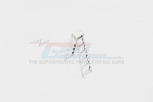 ALUMINUM SHORT STEP LADDER FOR CRAWLERS - Silver - ZSP001-S