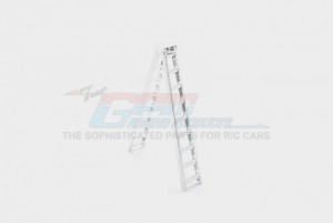 ALUMINUM LONG STEP LADDER FOR CRAWLERS - Silver - ZSP002-S
