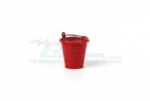 METAL WATER BUCKET FOR CRAWLERS (SMALL) - Red - ZSP019-R