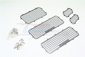 ALUMINUM WINDOW GUARD FOR TRX 4 DEFENDER - TRX4ZSP12-BK