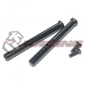 3RACING 3RAC-BP60/BL Aluminium Body Post 60mm - Black - 3RAC-BP60/BL