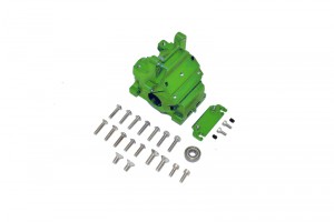 GPM MAK012 ALUMINIUM FRONT/REAR GEAR BOX 1/8 KRATON / OUTCAST / TYPHON / INFRACTION / NOTORIOUS / SENTON - Green - MAK012-G
