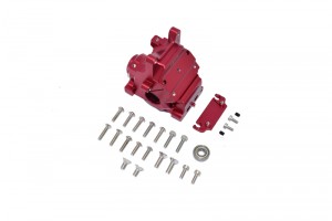 GPM MAK012 ALUMINIUM FRONT/REAR GEAR BOX 1/8 KRATON / OUTCAST / TYPHON / INFRACTION / NOTORIOUS / SENTON - Red - MAK012-R