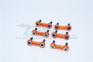 GPM LTX160/-0.5 ALUMINIUM TIE ROD (-0.5 DEGREE)  1/18 RC TRAXXAS LATRAX RALLY - LTX160/-0.5-OR