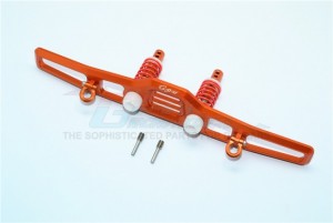 ALUMINIUM FRONT BUMPER ABSORBER D-RINGS 1/10 TRX4 DEFENDER TRAIL CRAWLER - Orange - TRX4330F-OR