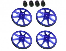 3RACING ST-001/V2 Aluminium Setup Wheels (4 Pcs) - Ver. 2 For 1/10 RC Car - ST-001/V2/BU