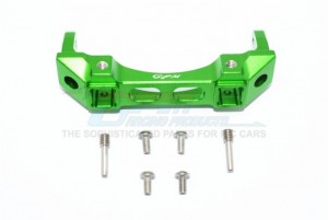 GPM TRX4331F ALUMINIUM FRONT BUMPER MOUNT 1/10 TRX4 DEFENDER TRAIL CRAWLER - Green - TRX4331F-G