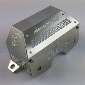 Stainless Steel Gear Box Rear Cover Scania TAMIYA 1/14 Tractor Truck - HH-UP0014