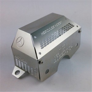 HH Stainless Steel Gear Box Rear Cover Benz TAMIYA 1/14 Tractor Truck - HH-UP0015