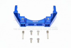 GPM TRX4331R ALUMINIUM REAR BUMPER MOUNT 1/10 TRX4 DEFENDER TRAIL CRAWLER - Blue - TRX4331R-B