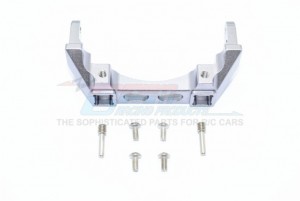 GPM TRX4331R ALUMINIUM REAR BUMPER MOUNT 1/10 TRX4 DEFENDER TRAIL CRAWLER - Gun silver - TRX4331R-GS
