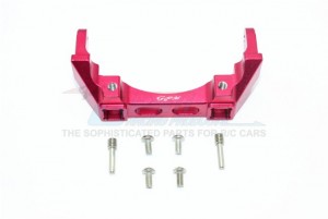 GPM TRX4331R ALUMINIUM REAR BUMPER MOUNT 1/10 TRX4 DEFENDER TRAIL CRAWLER - Red - TRX4331R-R