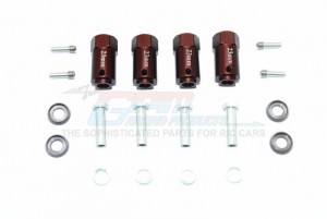 GPM TRX4010/23MM ALUMINUM HEX ADAPTERS 23MM THICK 1/10 ELECTRIC 4WD TRX4 DEFENDER TRAIL CRAWLER - Brown - TRX4010/23MM-BR