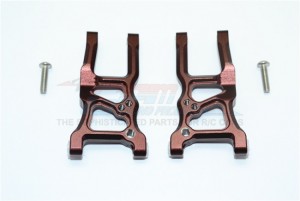 GPM GT055 ALUMINUM FRONT SUSPENSION ARMS TRAXXAS 1/10 4WD FORD GT4-TEC 2.0 / 4-TEC 3.0 93054-4 - Brown - GT055-BR